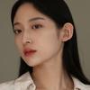 Less is more 14K gold triple earring