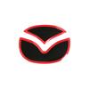 1 pz Adesivi Logo Volante Auto Blu Rosso Decalcomanie Decorative Styling Auto Adesivo per Mazda Axela ATENZA CX-5 CX-4 Articoli per Auto