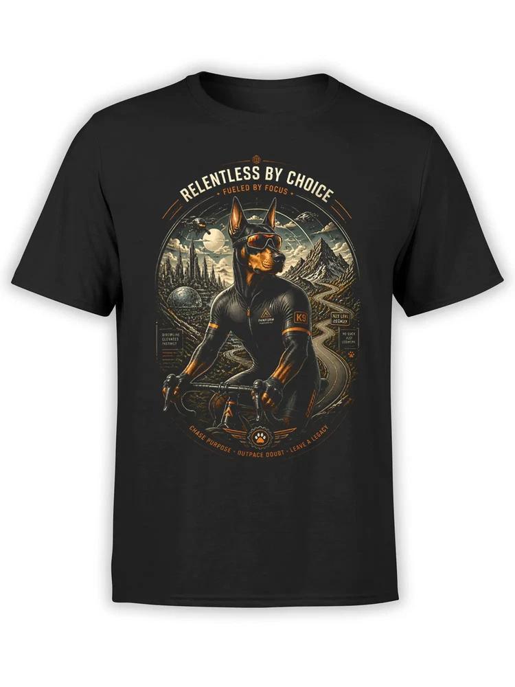 Relentless Rider Doberunisex TShirt Unisex S