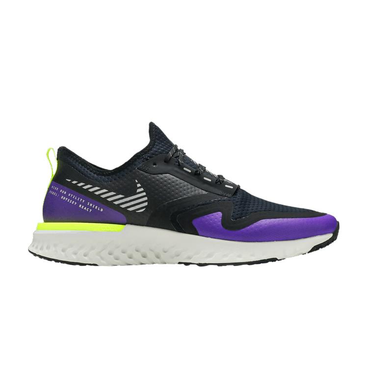 Nike Odyssey React Shield 2 Black Voltage Purple 42