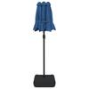 Vidaxl Podwójny Parasol Ogrodowy Z Led, Niebieski, 316X240 Cm