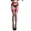 Ultrathin Sexy Lace Garter Stockings - Open Crotch, One-Piece Design, Transparent Temptation
