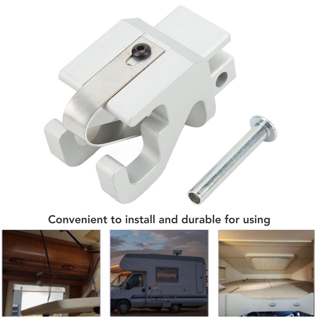 Awning Lower Rafter Claw High Strengrth Powerful Support Satin Aluminum Awning Rafter Claw  Resistant for RV Awning