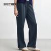 Skechers Women's Classic Knit Split Hem Flared Pants L226W068