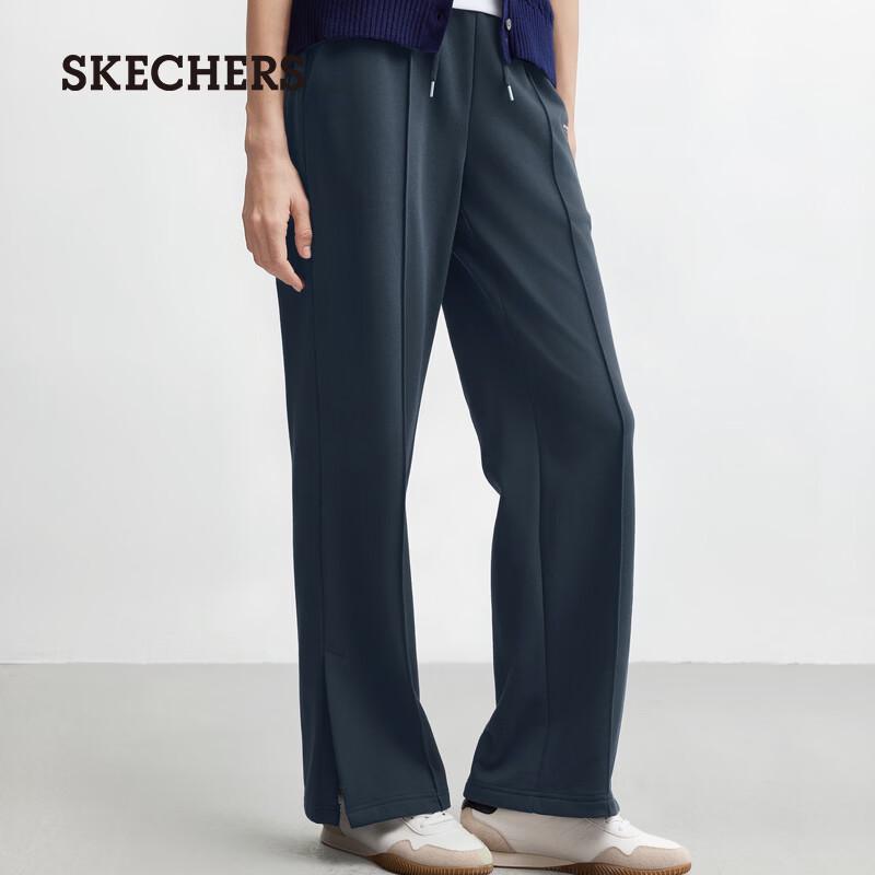 Skechers Women's Classic Knit Split Hem Flared Pants L226W068