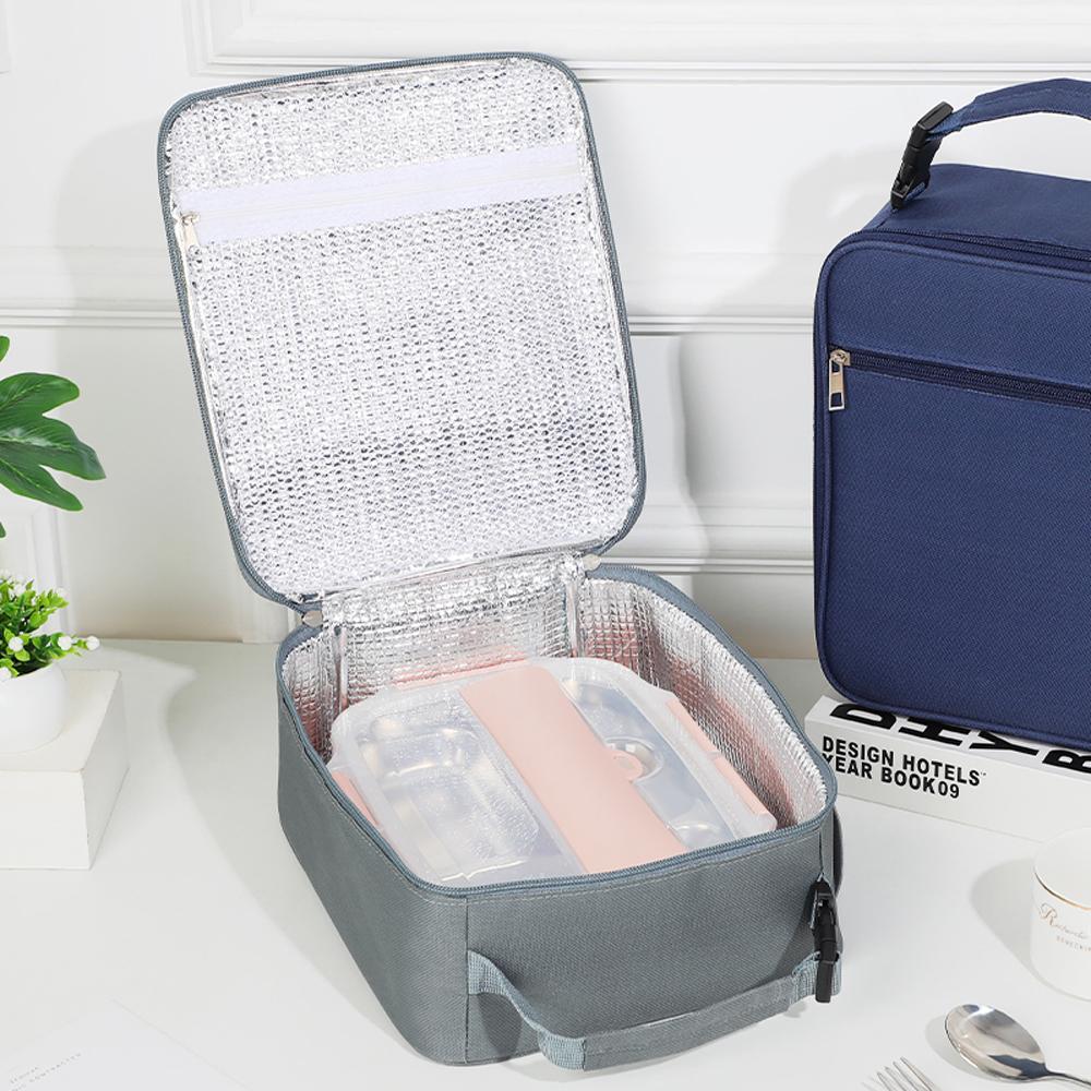 Insulated Lunch Bag for Men Women Reusable Lunch Box Portable Cooler Bag Waterproof Large Capacity Lunchbox with Handle