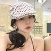 Fashion Polka Dot Beret Hat for Women Soft Cotton Spring Summer Sunshade Forward Cap JK Girls Newsboy Painter Artist Caps