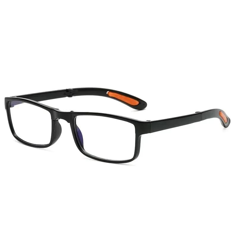 New Folding Reading Glasses with Case Anti Blue Light Eyeglasses Presbyopia Retro Glasses Portable Glasses Men Women