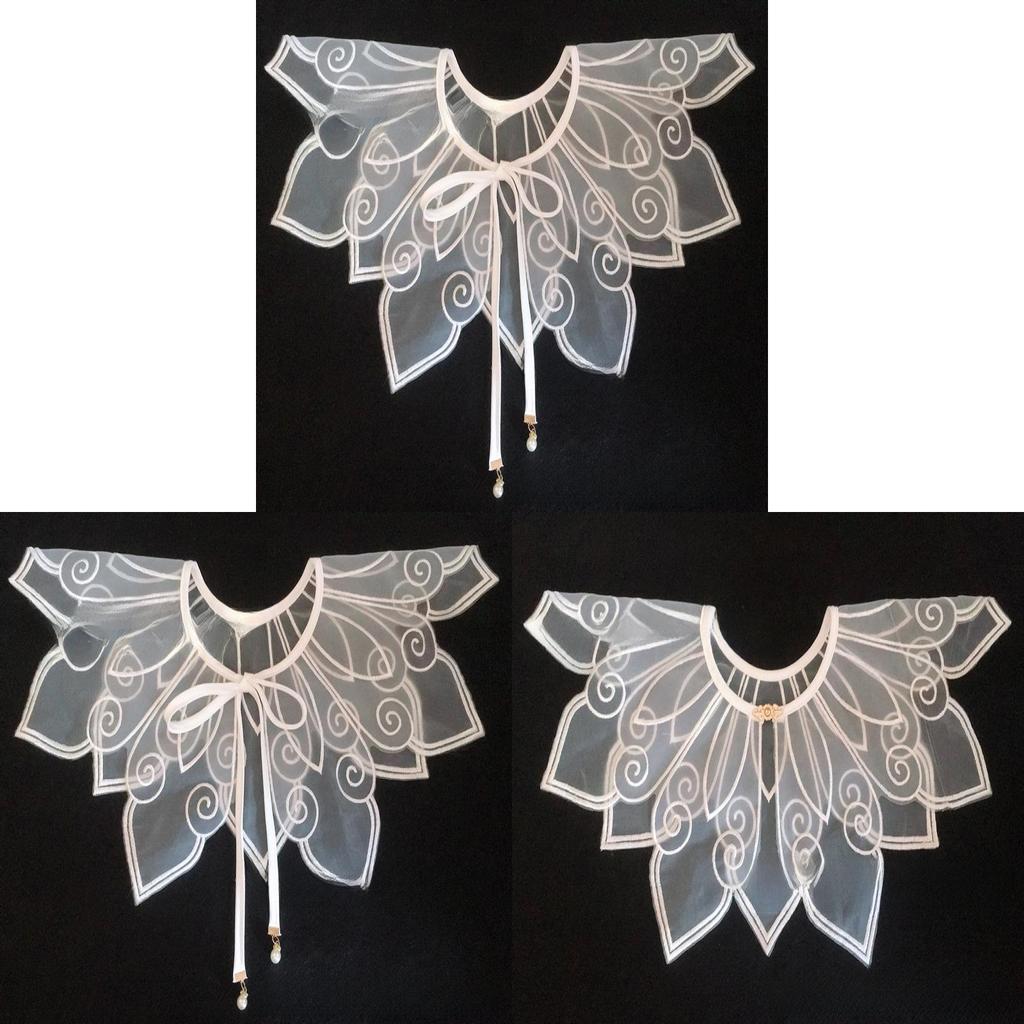 Ethnic Style Polyester Lace Collared Shoulder Cover For Women Spring 2022
