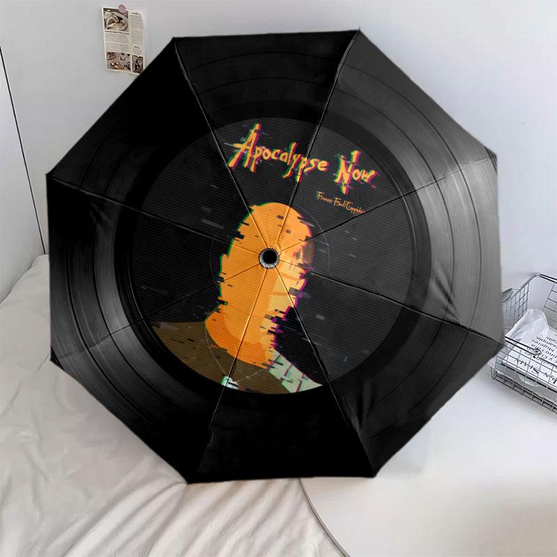 FilmArt Pattern Pattern New Style Umbrella, 1 Piece Automatic Folding Umbrella, Portable Travel Umbrella, Outdoor Umbrella, Birthday Gift