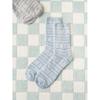 Monfoot Mens Snowflake Point Sleep Socks Blue