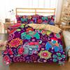 Boho Purple Cover Cover Sets Bedding Print Dream Catcher /Pumo Bohemians Bed Cover Set Full Queen King Size Bed Linens 228x228