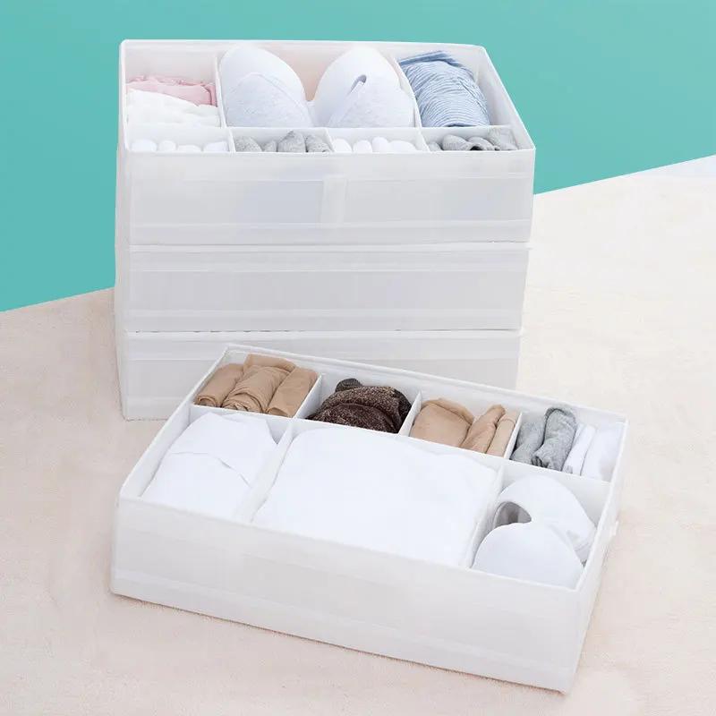 Underwear Socks Sorting Storage Box Home Use Fabric Divided Organizer Drawer Separator Box for Underwear And Underpants