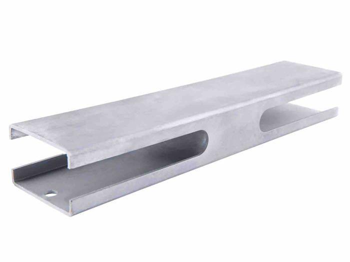 Zaundirekt - 672638 - Fence Post Adapter Accessories for The Industrial Program, Silver