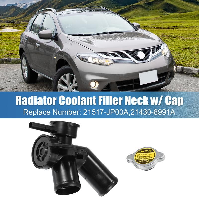 X Autohaux Car Engine Coolant Thermostat Housing Assembly 21517JP00A/214308991A for Nissan Murano Quest LE Platinum 2009 -2017
