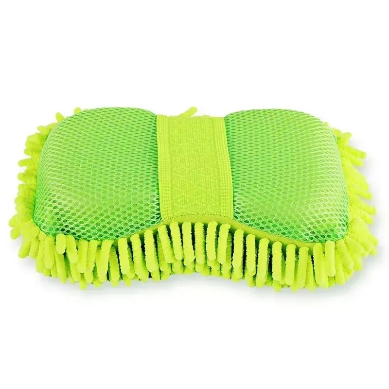 

Superfiber Gloves Modeling Car Wash Sponge Clean Car Care Details Brush Clean Sponge Car Gloves Available On Both Side Auto Part зелений