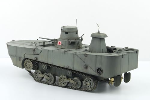 PLATZ/MONO Dragon 1/35 Scale Tanks of the World 11 WWII Japanese Navy Type 2 Ka-Mi Seaborne Configuration (Late Float Type) Plastic Model MD011 (Tank)
