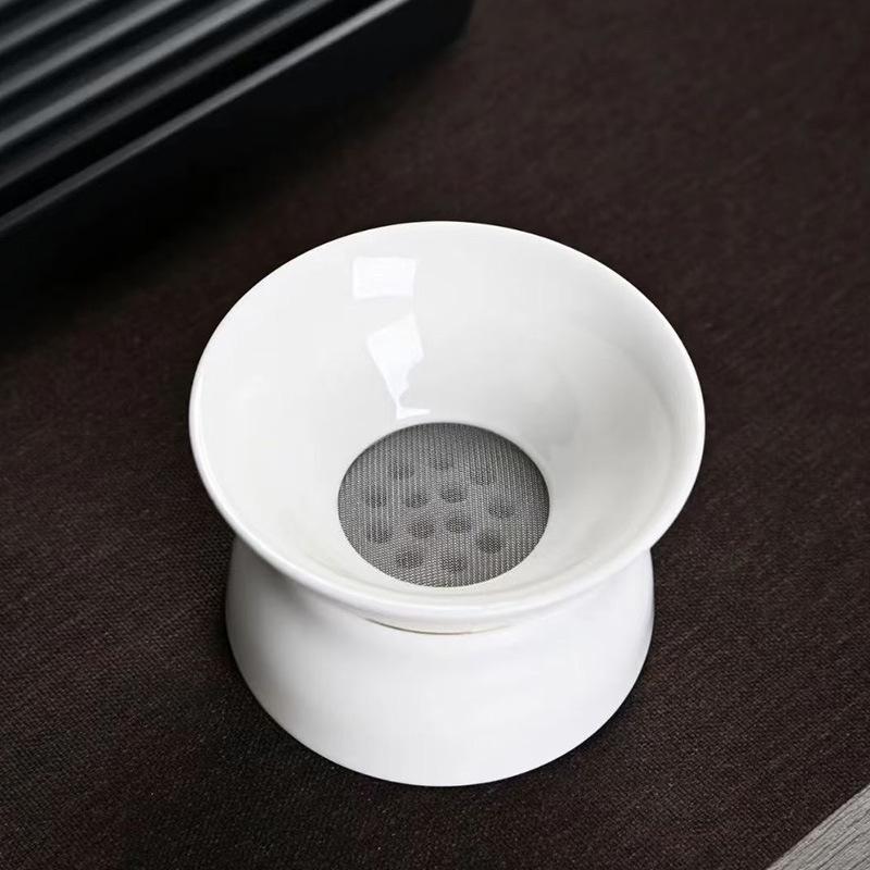 Business Portable Travel Tea Set Dehua White Porcelain Suet Jade Ceramic Teapot Teacup Tea Tray Gift Box