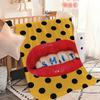 Funny Personality Bizarre Art Blanket Soft Comfortable Nap Plush Suitable For Iiving Room Office Bedroom Birthday Home Kid Gift