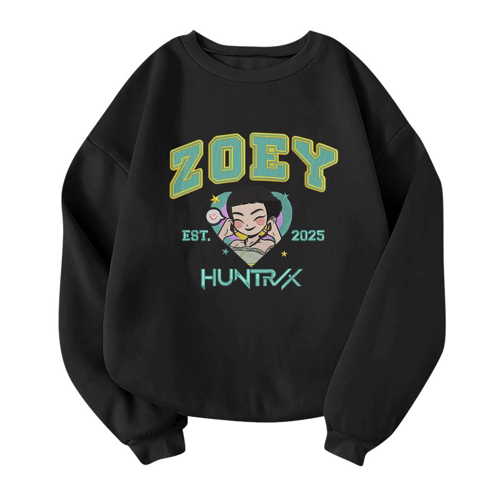 Children's Fashionable Lightweight Long-sleeved Round Neck Pullover With Pockets Printed Pullover