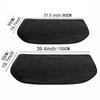 Fireplace Mat Fireproof Indoor Fire Pit Under Grill Mats Protect Floors and Decks From Sparks Embers Black