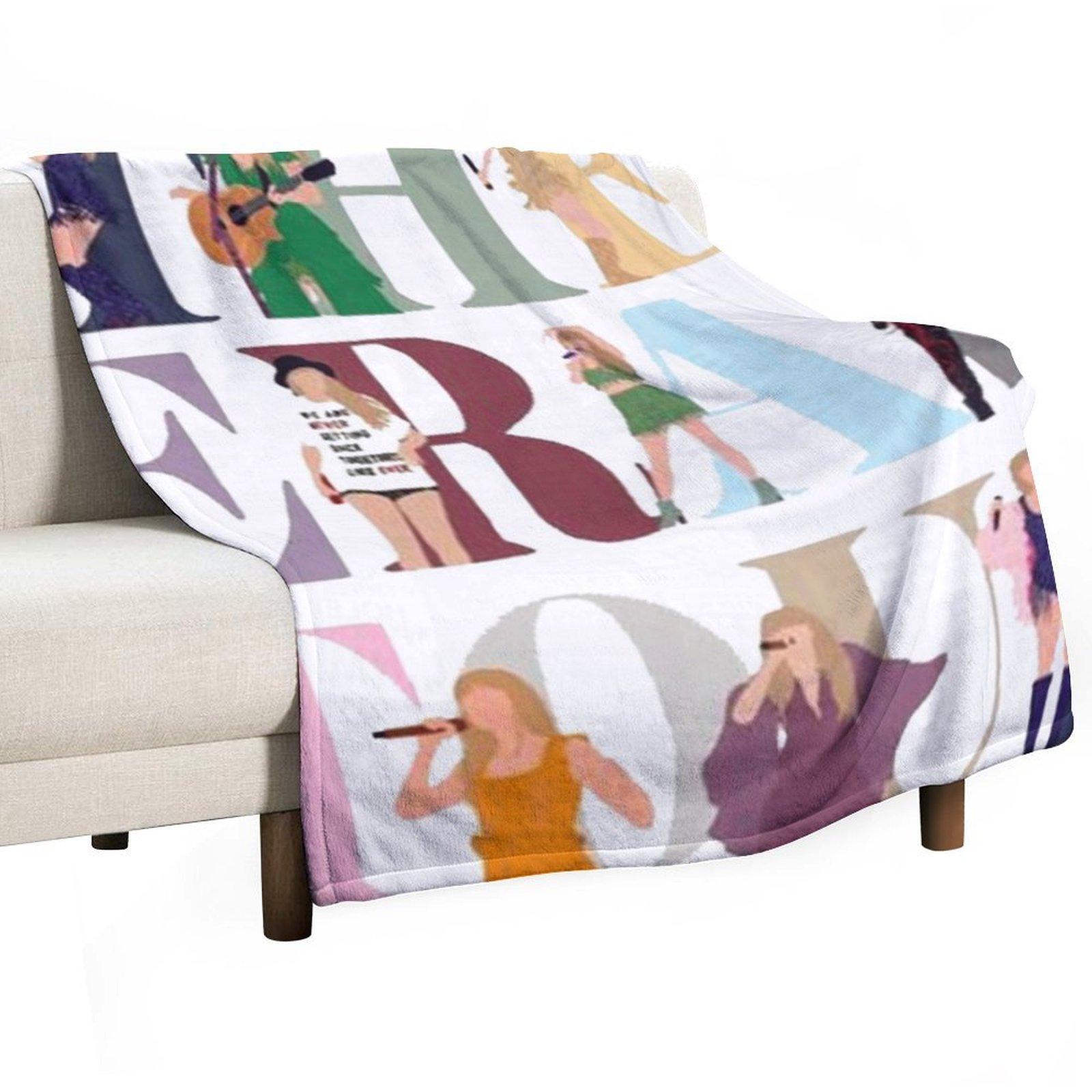 

Ther Eras Era Throw Blanket Quilt warm for winter bed plaid Soft Blankets 30x40in