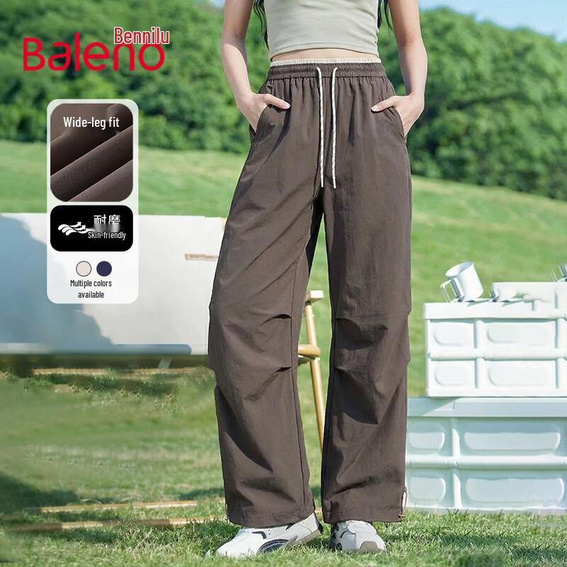 Baleno Women's Spliced Wide-Leg Pants