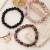 3 Pcs Natural Stone Bracelet Set for Women Self Healing Emotional Stretch 8mm Beaded Extendable Stackable Bracelet Set, Birthday Gift, Fashion Jewelry