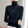 Sweater women's autumn and winter new first-line ready-to-wear pile-neck knitted sweater slim-fitting and thin inner long-sleeved turtleneck
