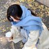 Windproof Warm Neck Scarf Macaron Solid Color Winter Cashmere Shawl Long Wool Tassel Scarf  Women
