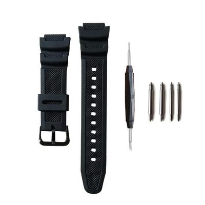 SOVSA Uhrenarmband AQ-S810W/S800W SGW-300H/400H W-216H/735H [Federsteg + Werkzeug enthalten]