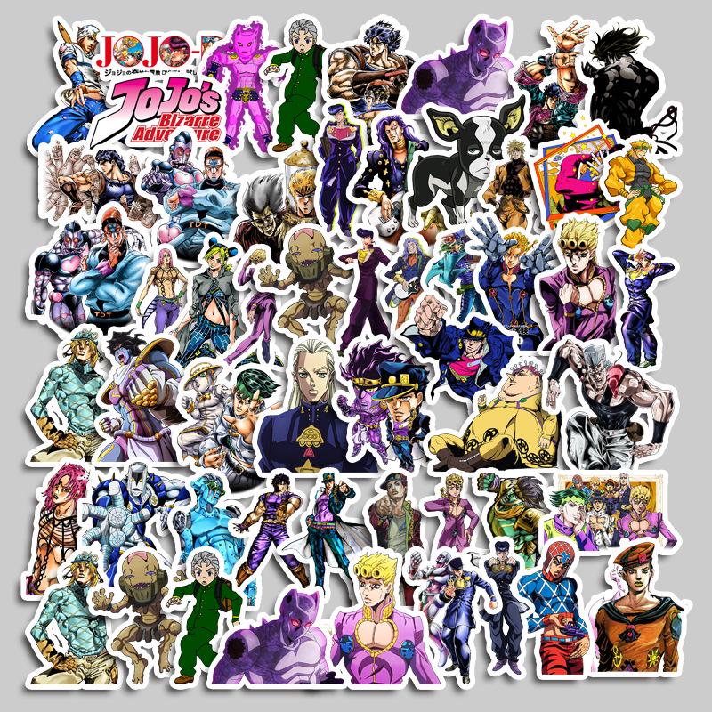 50 Adesivi Impermeabili per Valigia & Album Fotografico JOTO JoJo's Bizarre Adventure
