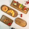 ZISIZ Rectangular Acacia Wood Serving Tray