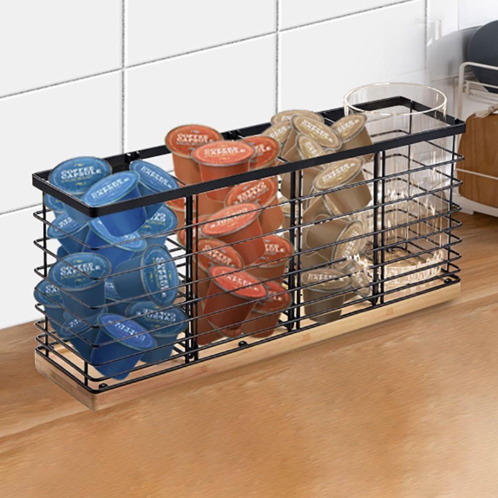 Detachable Cooking Utensils Storage Basket Large Capacity Kitchen Table Organizer  Cupboard