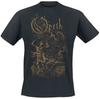 Opeth Demon of The Fall T-shirt Medieval Demon Print Casual Cotton Tee Unisex Gothic Streetwear Black Top