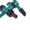 Garden Sprinkler Ground Inserted Rotating Lawn Sprinkler For Yard 360-Degree Automatic Rotating Three-Fork Irrigation Sprinkler