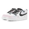 Nike Court Borough Ink Dye Pink Charm Leather Low top Skateboard Shoes Women's Pink Blue BQ5448-100(TeamS2-S-BOX)