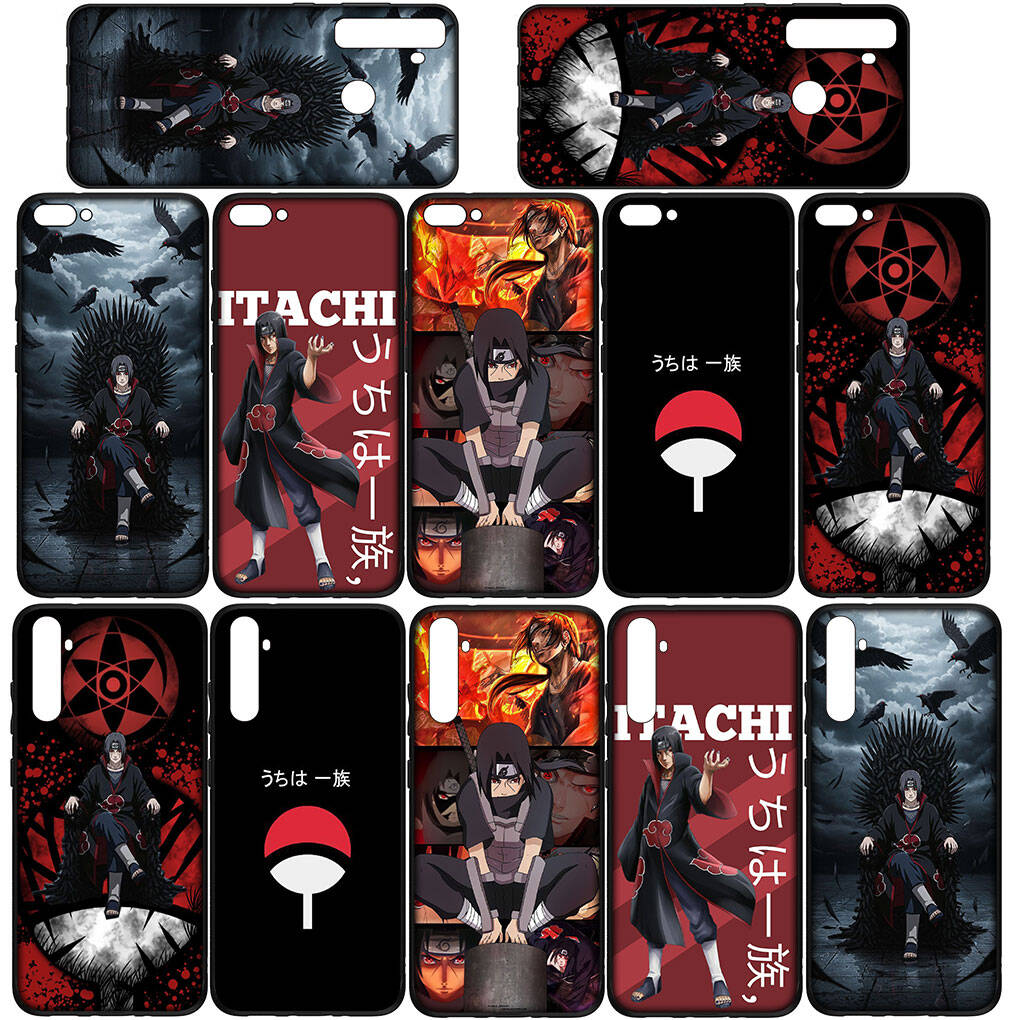 Case for iPhone 17 15 16 Plus Xiaomi Poco X7 X6 F8 F7 M8 C85 C75 C71 Redmi Note 14 12 11 13 Pro Max A4 14C 13C 15C Narutos Itachi Uchiha Sasuke Cover