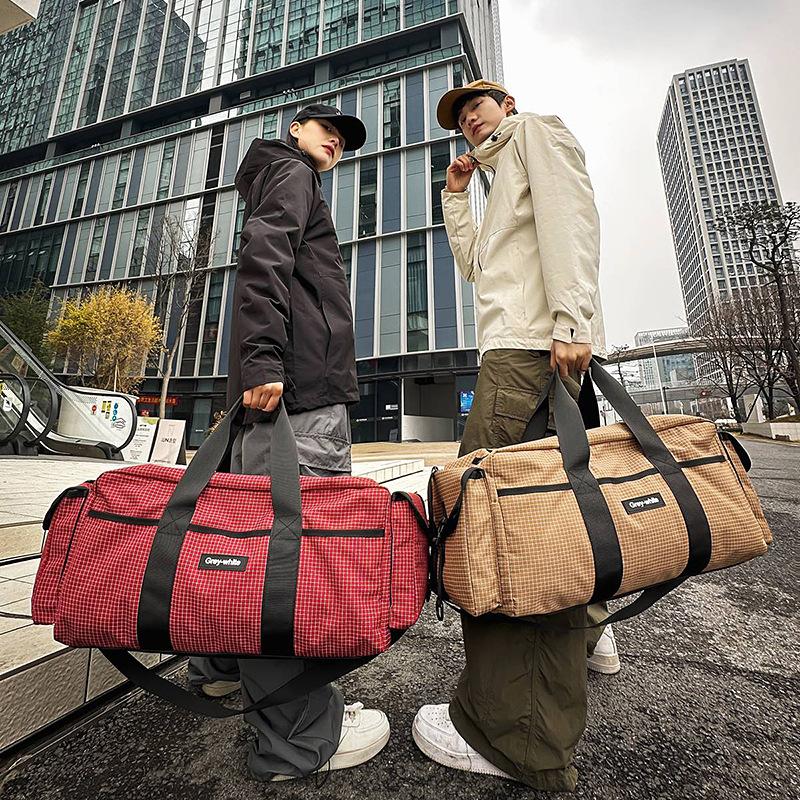 Short-haul Travel Bag Couple's Lightweight and Simple Luggage Bag Large-capacity Sports Fitness Bag Breathable Sports Bag