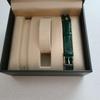 Used GUCCI Watch Replacement Strap Green Crocodile Embossed 10mm & Case Included