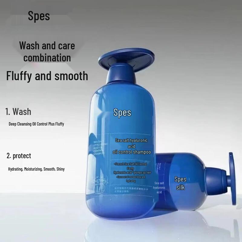 Spes Sea Salt Hyaluronic Acid Hair Care Set with Dry Shampoo