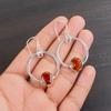 Citrine Gemstone 925 Sterling Silver Handmade Jewelry Drop/Dangle Earrings 1.37" EE-67-1
