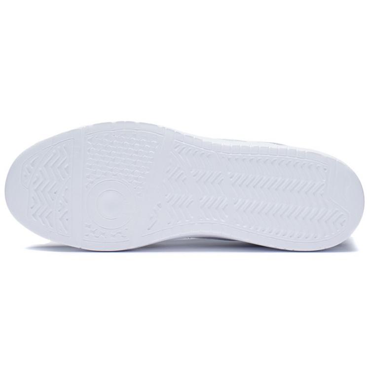 Li Ning Galaxy Slip Resistant, Abrasion Resistant, Lightweight Low top Skateboard Shoes Men's White Black AGCS253-2