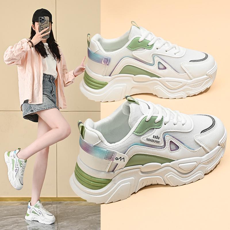 Women's Trendy Daddy Sneakers K802 - Spring 2025 Collection, All-Match Casual Sports Shoes for Spring and Autumn