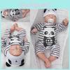 Echte 20" Reborn-Babypuppen Weiches Silikon-Vinyl Handgefertigt Realistische Neugeborenenpuppe Junge Mit Sanfter Berührung Vinylkopf und Gliedmaßen