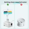 GIOTOHUN 12 Cat Water Fountain Filters: Cat Fountain Filter - 6 Carbons + 6 Foams - Suitable for Pet Dispenser Wireless (B0CPHQ12FV)