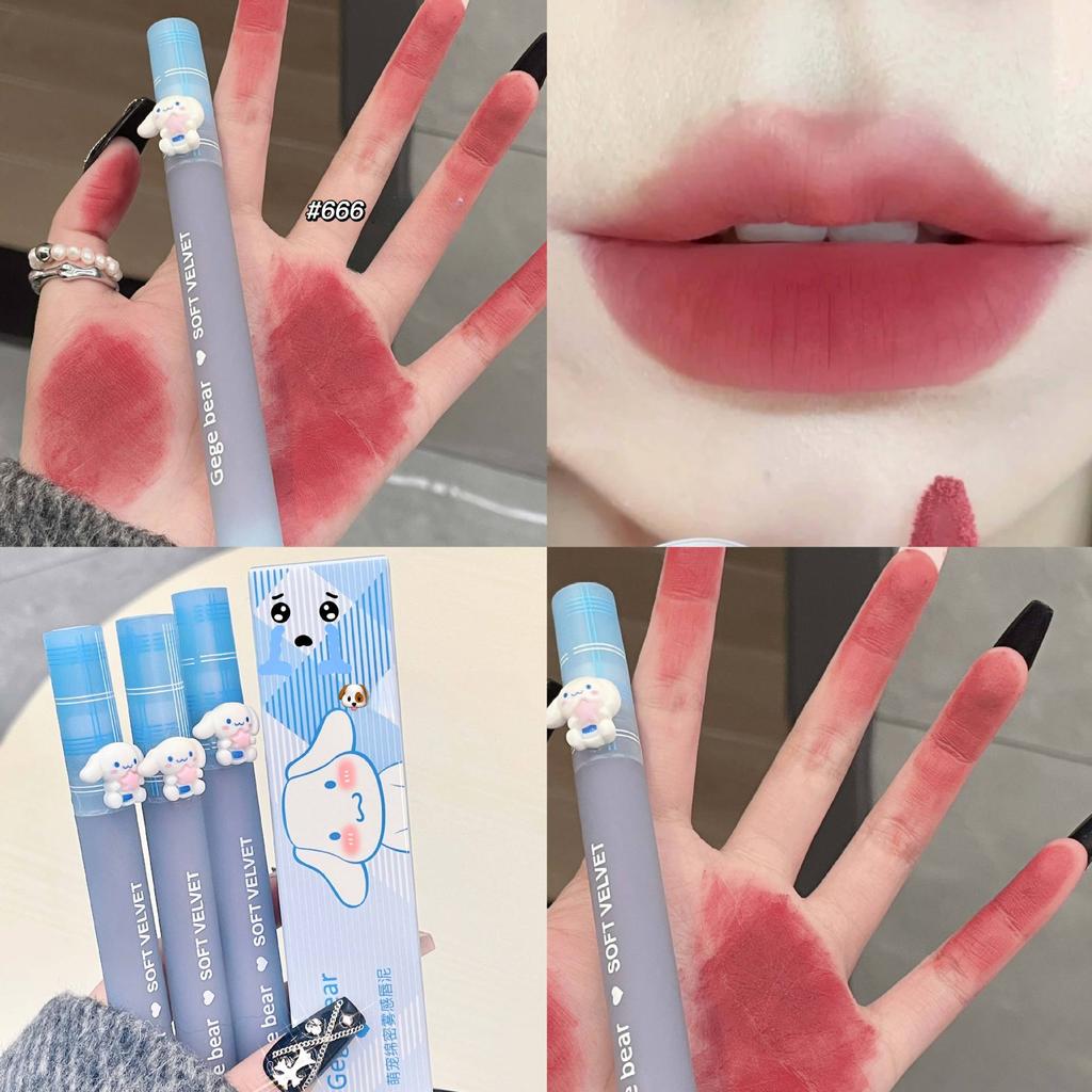 Thick Matte Lip Mud, Velvet Matte, Easy To Color, Not Easy To Fade, Whitening Lip Glaze
