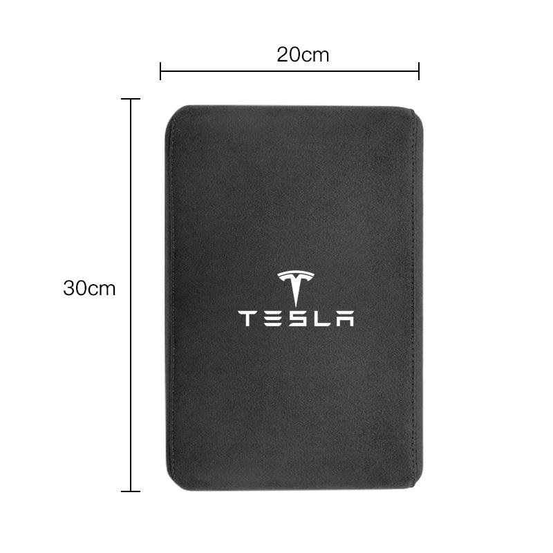 RUNTB1 Car Armrest Pad Memory Foam Arm Rest Cushion Accessories For Tesla Model 3 Model S Model X Model Y Cybertruck Roadster SpaceX