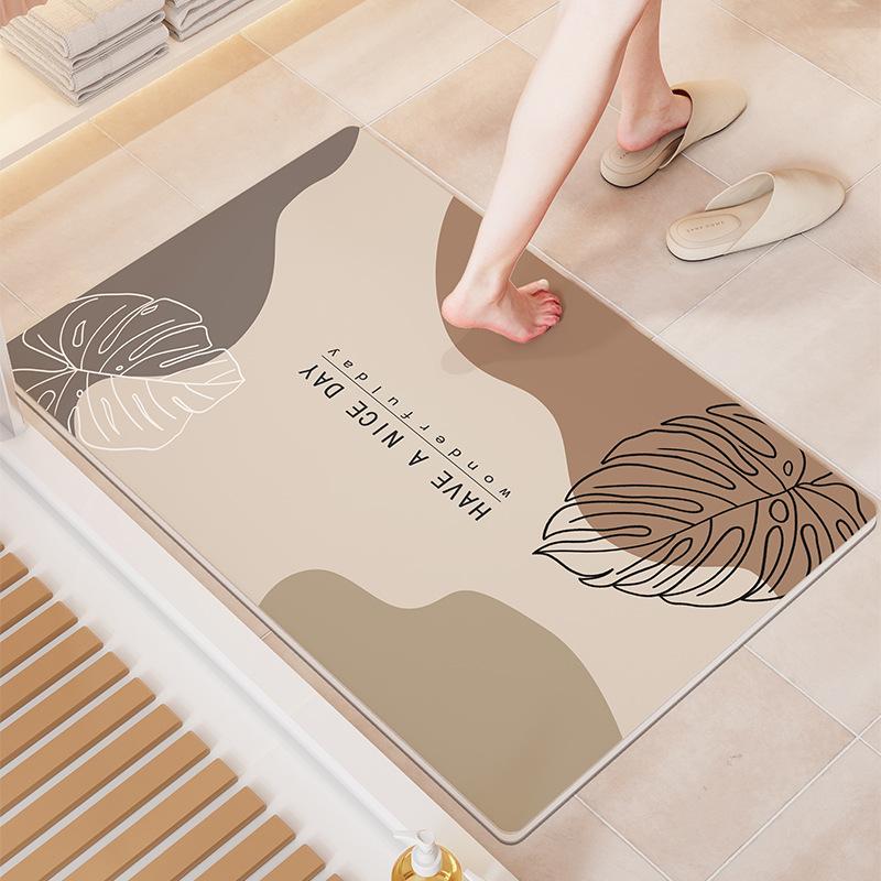 

Коврик для ванной комнаты, коврик для туалета, абсорбирующий, быстросохнущий, противоскользящий ковер 40×60cm