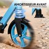 Folding Scooter for Adults 14+, Adjustable Handlebars, Aluminum, 91.5 x 36.5 x 104 cm, Blue